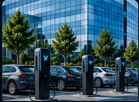 Workplace and commercial EV charging installation